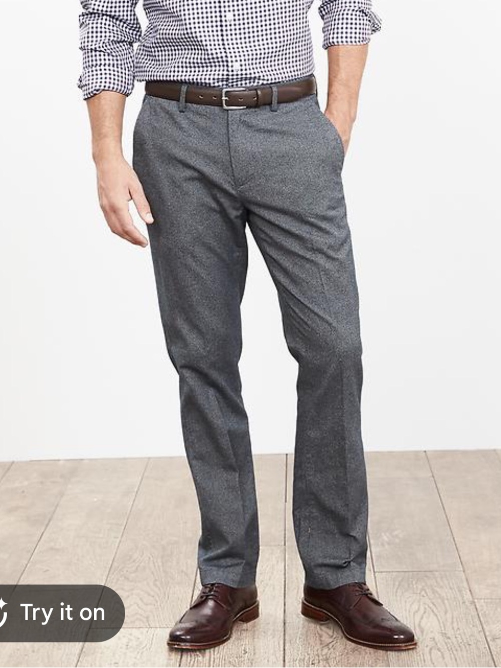 Banana Republic Kentfield Pant in Light Gray 33x30